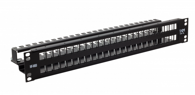 Verteilerfeld (leer) für 48 × RJ45 Keystone Module