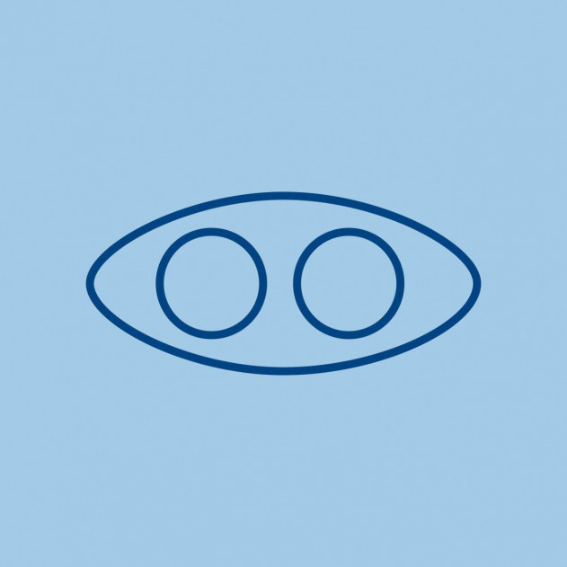 Icon: Ovales thermisches Dichtungselement für AMPHIBOX 2 × 27 mm